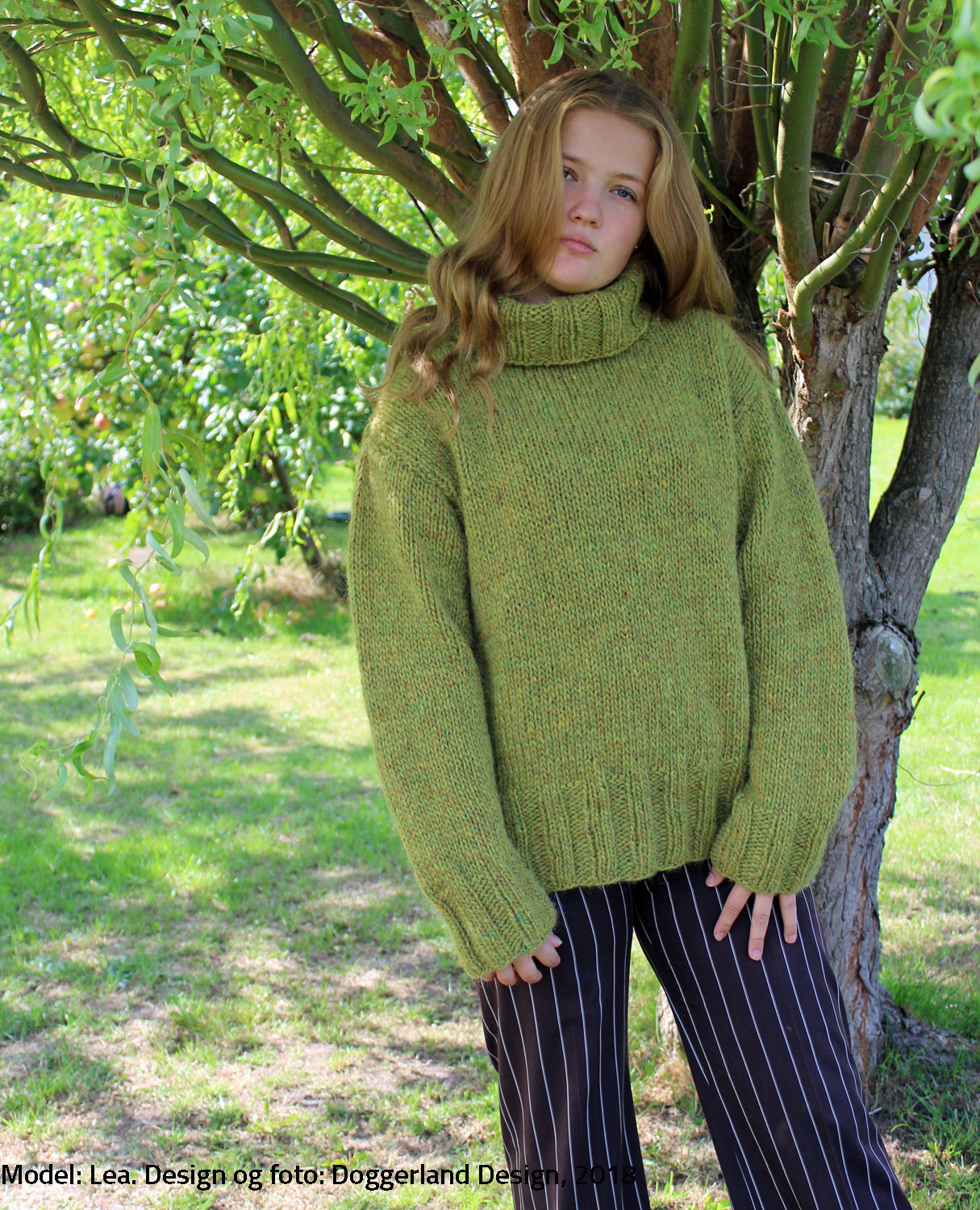 Strikkekit - garn opskrift til smart rullekravesweater i islandsk • Blog om strikdesign og opskrifter Marianne Porsborg